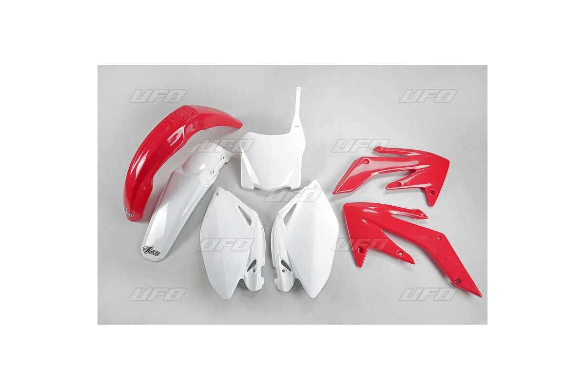 Kit plastique UFO couleur origine rouge/blanc (2009) Honda CRF250R