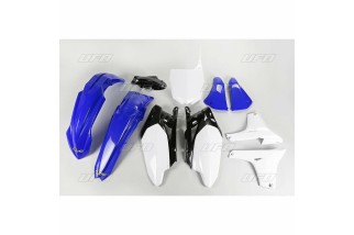 Kit plastique UFO couleur origine bleu/blanc Yamaha YZ85