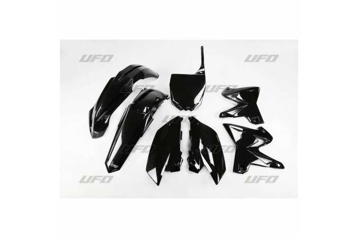 Kit plastique UFO réplica 4T restylé noir Yamaha YZ125/250
