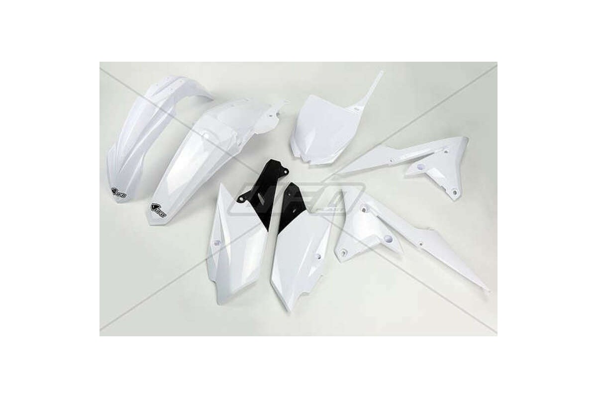 Kit plastique UFO blanc Yamaha YZ250F/450F