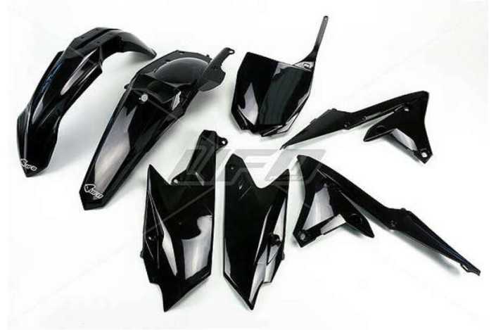 Kit plastique UFO noir Yamaha YZ250F/450F