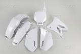 Kit plastique UFO blanc Yamaha YZ85