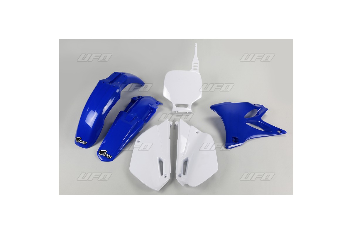 Kit plastique UFO couleur origine bleu/blanc Yamaha YZ85