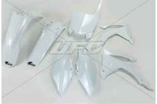 Kit plastique UFO blanc Honda CRF250R/CRF450R