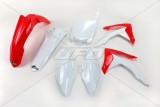 Kit plastique UFO couleur origine rouge/blanc Honda CRF250R/450R