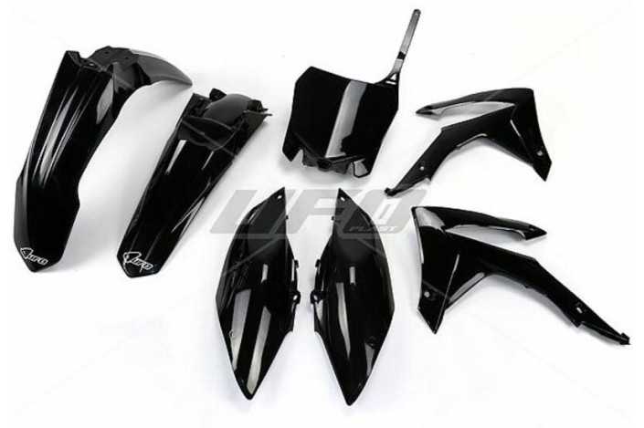 Kit plastique UFO noir Honda CRF250R/450R