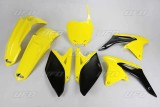 Kit plastique UFO couleur origine jaune/noir Suzuki RM-Z250