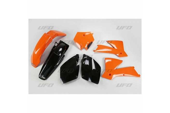Kit plastique UFO couleur origine orange/noir KTM