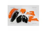 Kit plastique UFO couleur origine orange/noir KTM