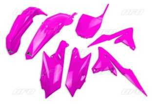 Kit plastique UFO rose fluo Yamaha YZ85