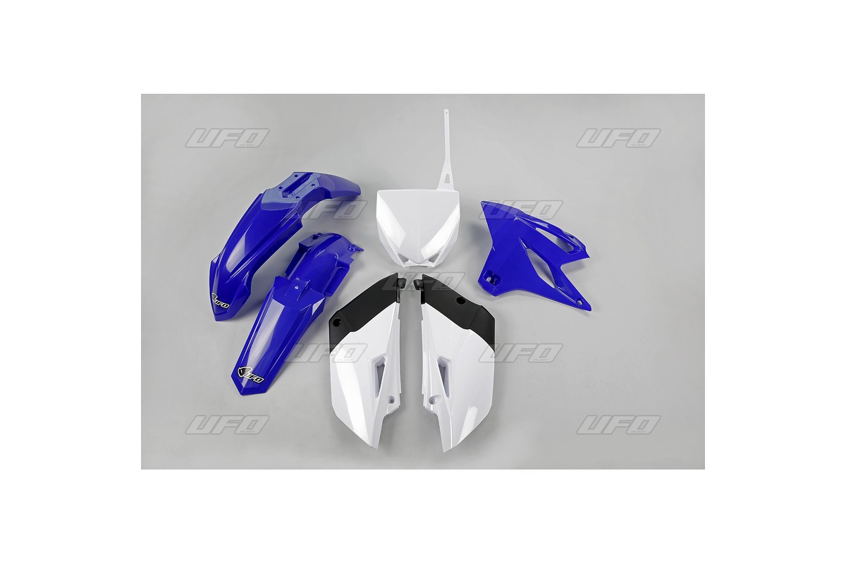 Kit plastique UFO couleur origine bleu/blanc Yamaha YZ85