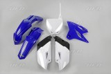 Kit plastique UFO couleur origine bleu/blanc Yamaha YZ85