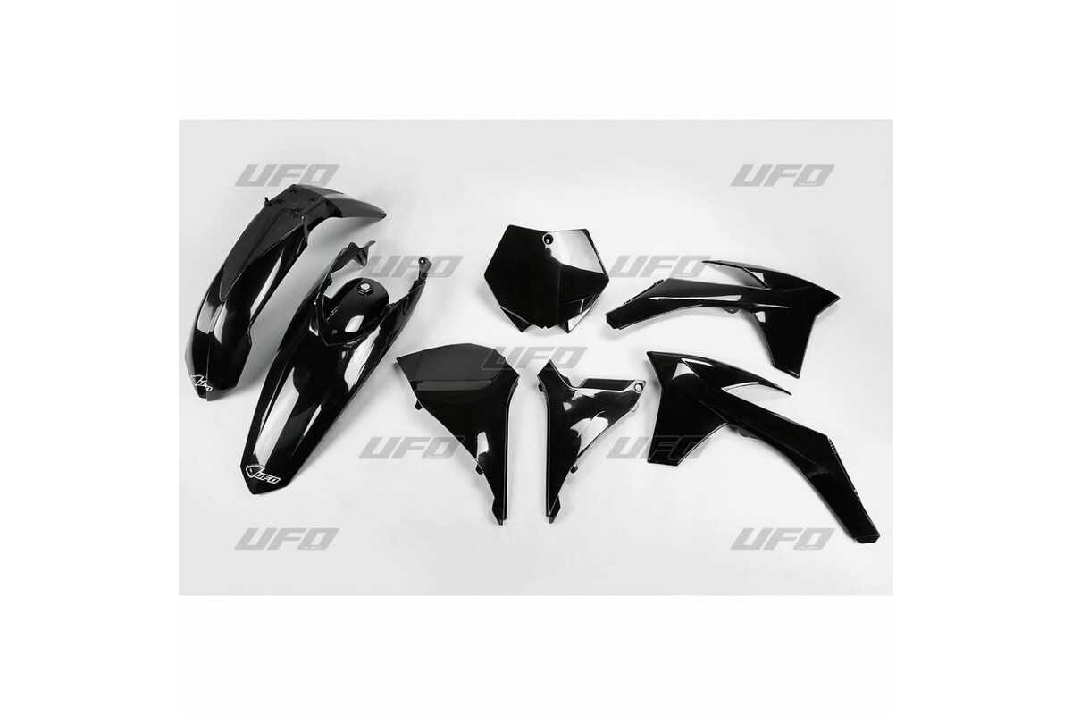 Kit plastique UFO noir KTM