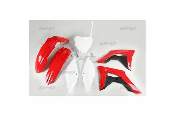 Kit plastique UFO origine (2017) rouge/noir/blanc Honda CRF450R