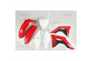 Kit plastique UFO origine (2017) rouge/noir/blanc Honda CRF450R