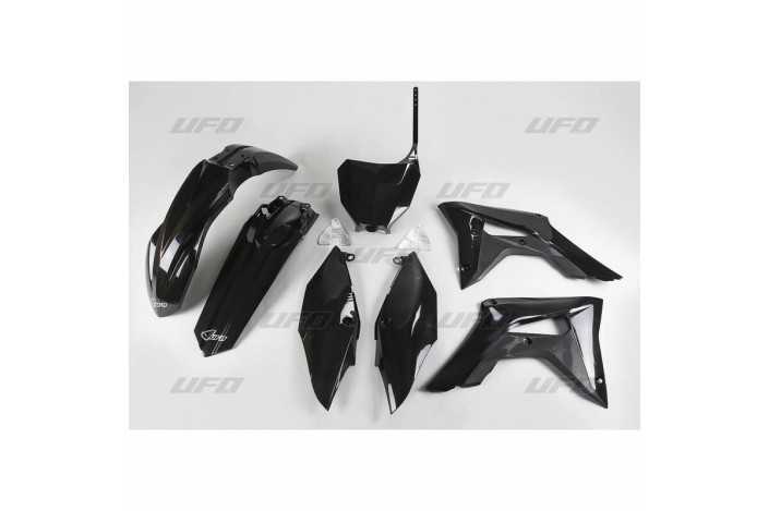 Kit plastique UFO noir Honda CRF450R