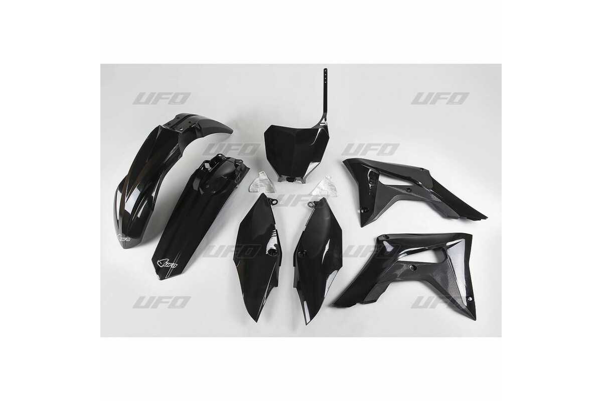 Kit plastique UFO noir Honda CRF450R