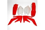 Kit plastique UFO couleur origine rouge/blanc Honda CRF250R