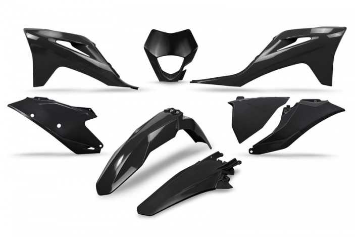 Kit plastiques UFO noir Gas Gas EC