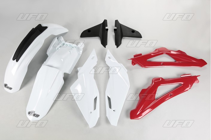 Kit plastique UFO couleur origine blanc/rouge/gris Husqvarna TC250