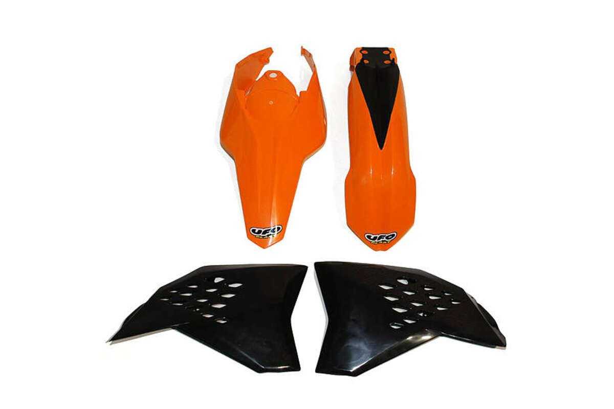 Kit plastique UFO couleur origine orange/noir KTM
