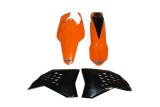 Kit plastique UFO couleur origine orange/noir KTM