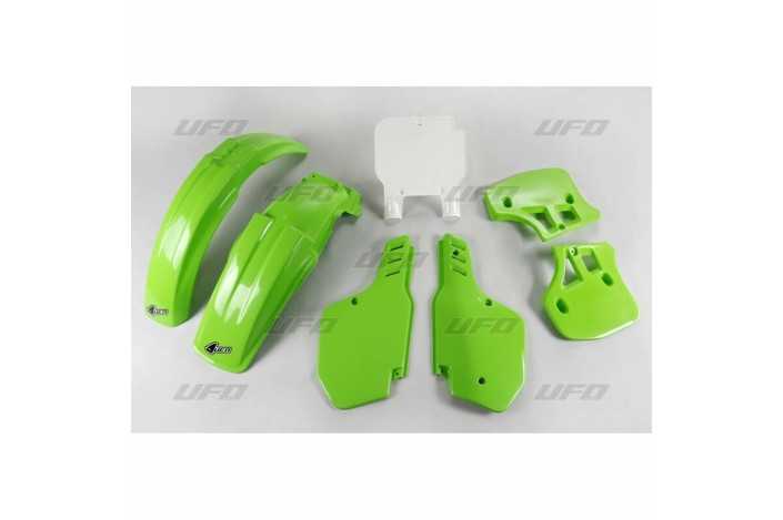 Kit plastique UFO couleur origine Kawasaki KX500