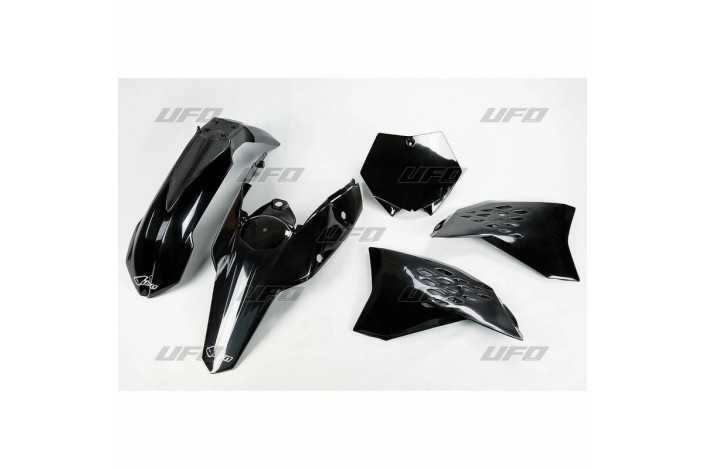 Kit plastique UFO noir KTM