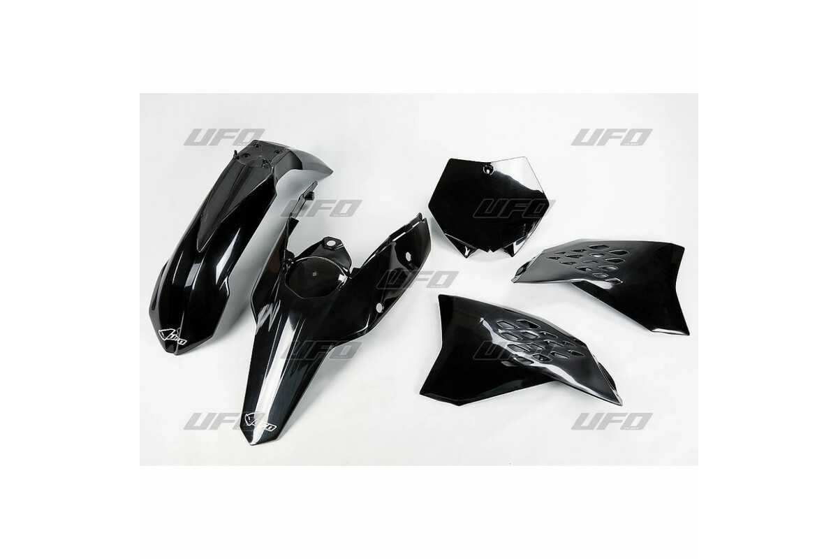 Kit plastique UFO noir KTM