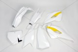 Kit plastique UFO couleur origine (2015) blanc/jaune Husqvarna