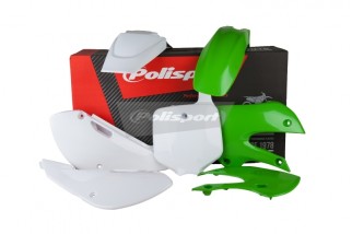 Kit plastique POLISPORT couleur origine (13-14) Kawasaki KX65