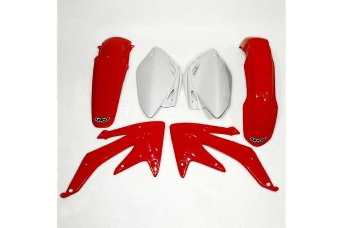 Kit plastique UFO couleur origine rouge/blanc Honda CRF450R