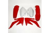 Kit plastique UFO couleur origine rouge/blanc Honda CRF450R