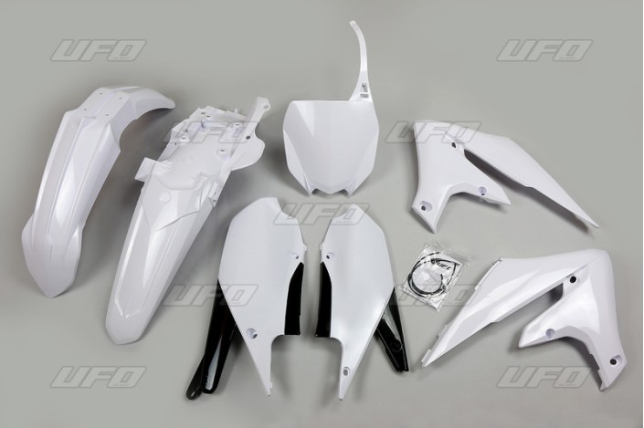 Kit plastique UFO blanc Yamaha YZ450F