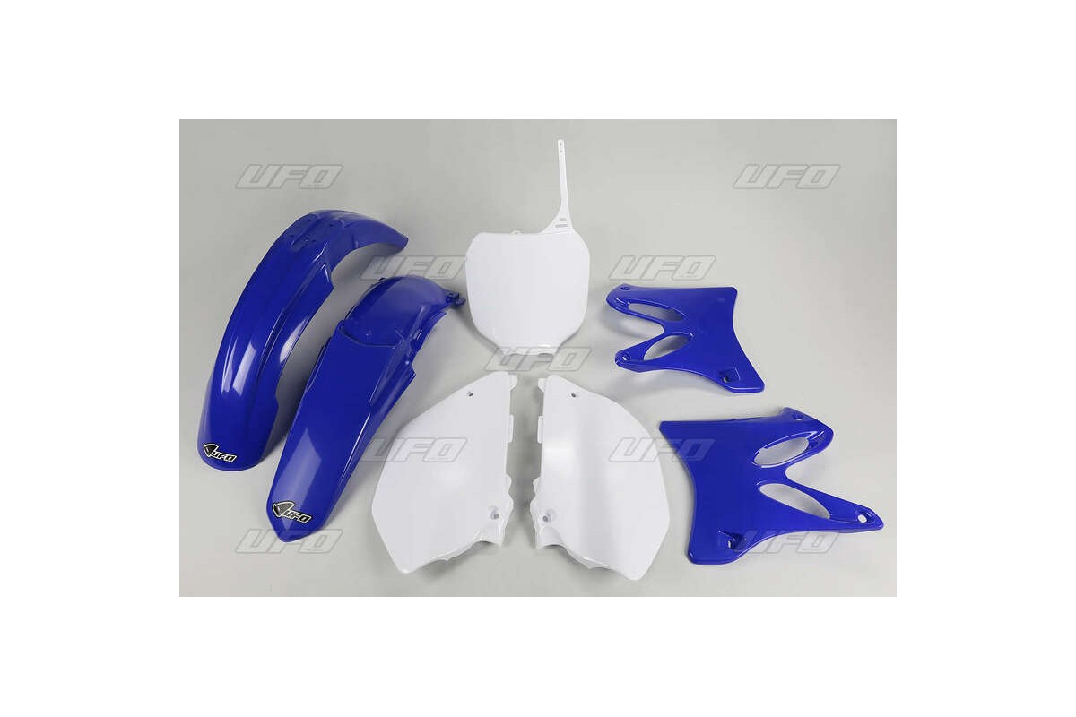 Kit plastique UFO couleur origine bleu/blanc Yamaha YZ125/144/250