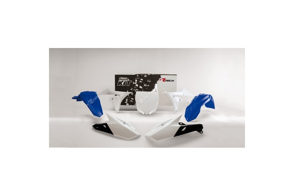 Kit plastique RACETECH couleur origine Bleu/blanc Yamaha YZ250F/450F