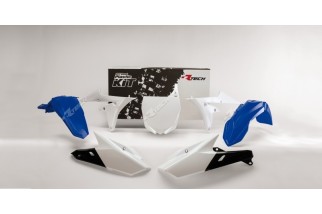 Kit plastique RACETECH couleur origine Bleu/blanc Yamaha YZ250F/450F