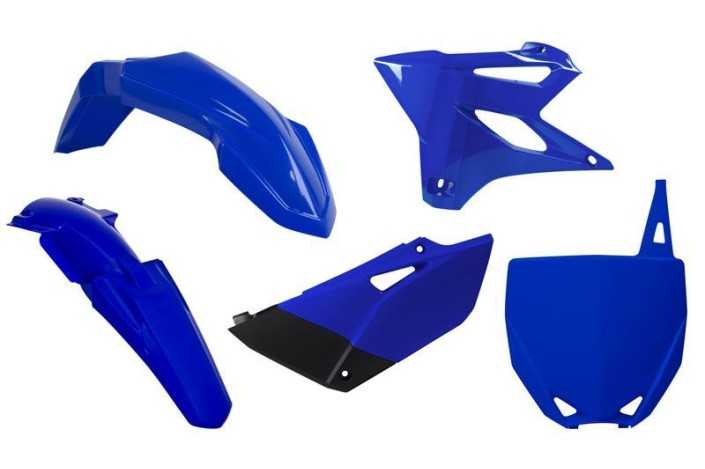 Kit plastiques RACETECH couleur bleu origine (2021) Yamaha YX 85