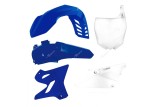 Kit plastique RACETECH couleur origine bleu/blanc Yamaha YZ125/250