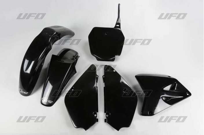 Kit plastique UFO noir Suzuki RM85