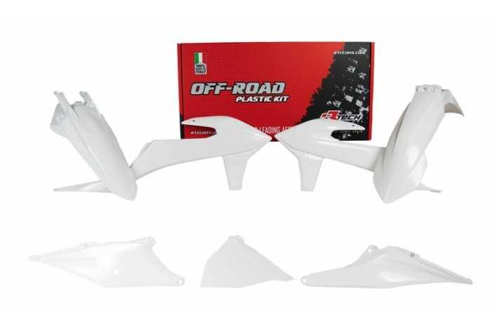 Kit plastiques RACETECH blanc KTM EXC