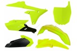 Kit plastique RACETECH jaune fluo/noir Yamaha YZ250F/450F