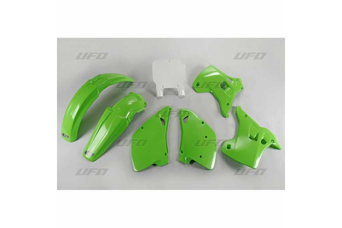 Kit plastique UFO couleur origine Kawasaki KX125/250