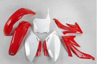 Kit plastique UFO couleur origine rouge/blanc (2008) Honda CRF450R