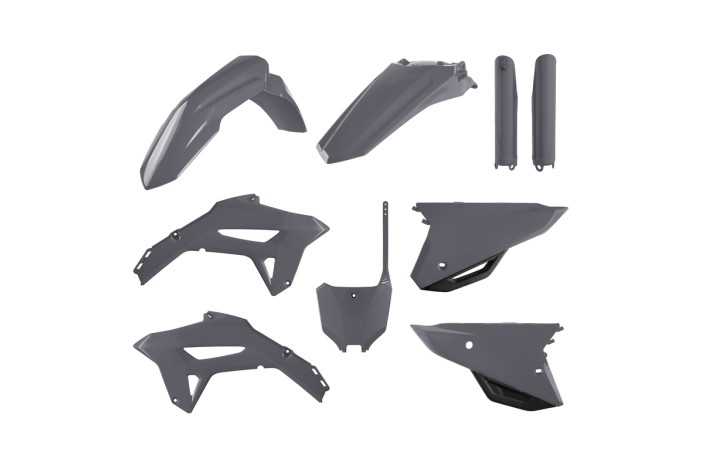 Kit plastiques POLISPORT gris nardo Honda CRF450R