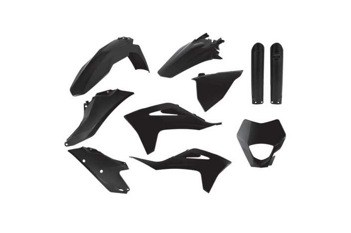 Kit Plastiques POLISPORT noir Gas Gas EC