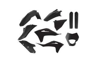 Kit Plastiques POLISPORT noir Gas Gas EC