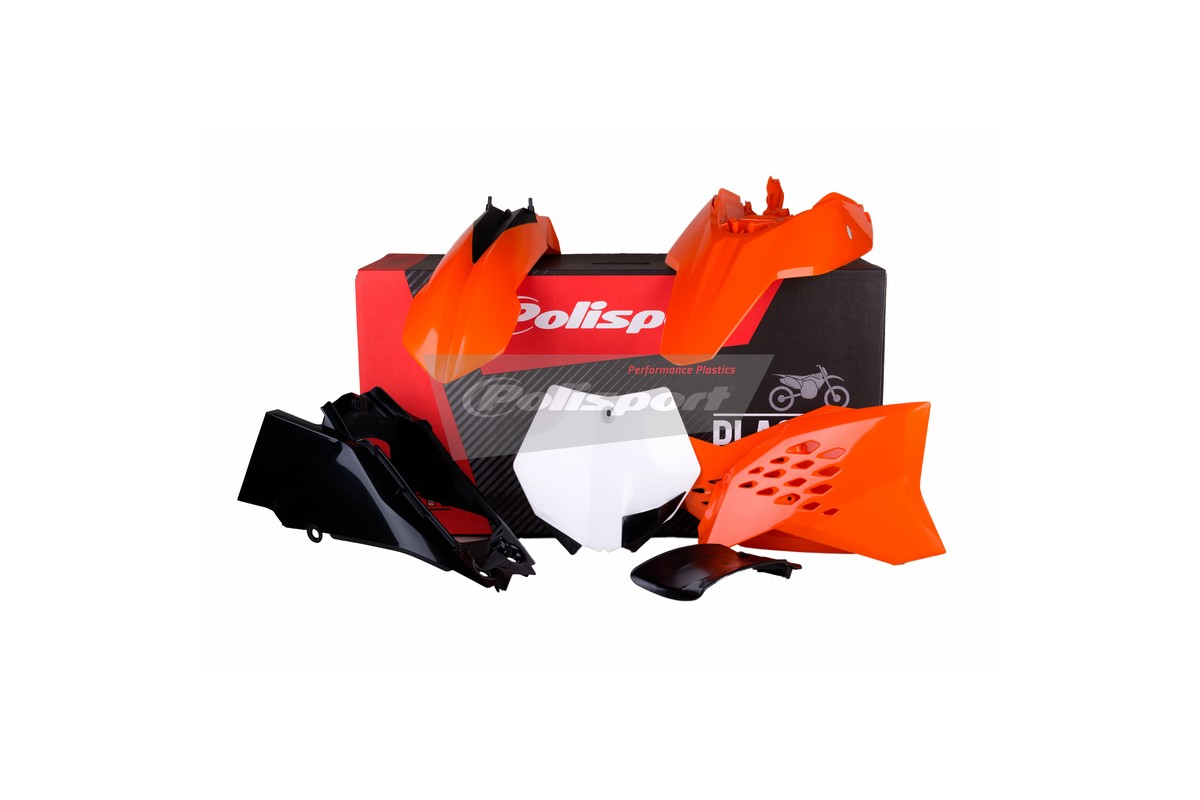 Kit plastique POLISPORT couleur origine (13-15) KTM SX65