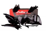 Kit plastique POLISPORT noir Honda CRF110F