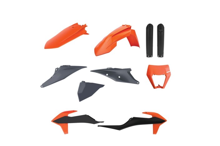 Kit plastiques POLISPORT couleur origine KTM